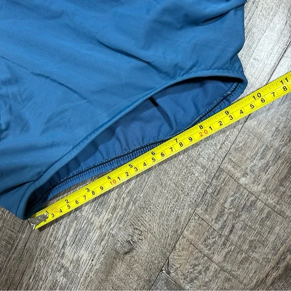 Miraclesuit Ruched One Piece Swimsuit Size 10 Teal Blue Slimming Lined Underwire - Picture 14 of 14